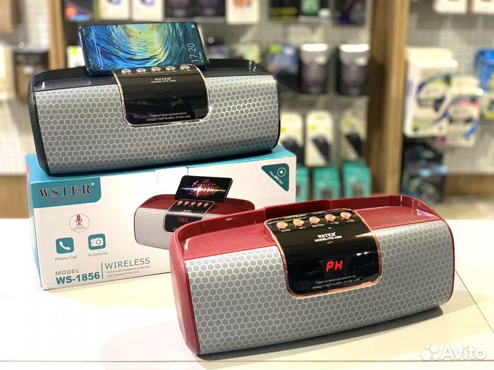 Блютуз колонка wster WS-1856