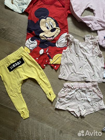 Вещи пакетом на девочку 74-80