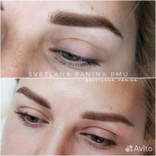 Перманентный макияж микроблейдинг (татуаж)