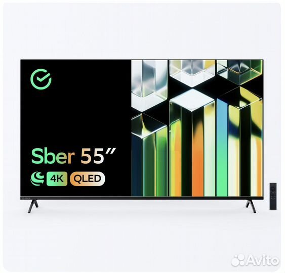 Умный телевизор Sber SDX-55UQ5230T 55”