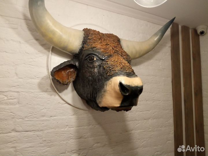 Декоративная голова быка