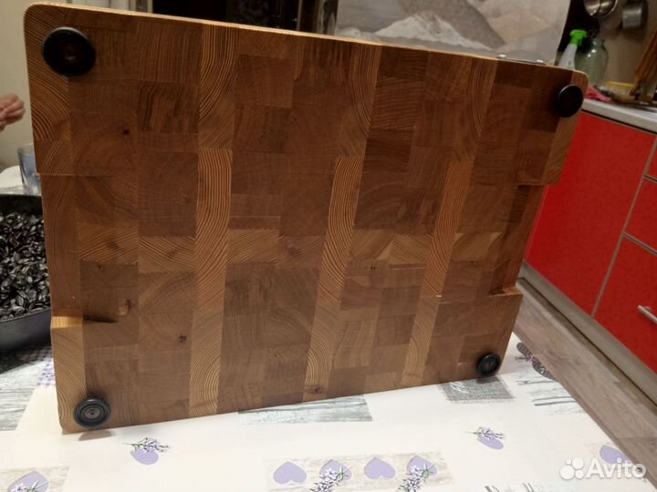 Торцевая разделочная доска из дуба