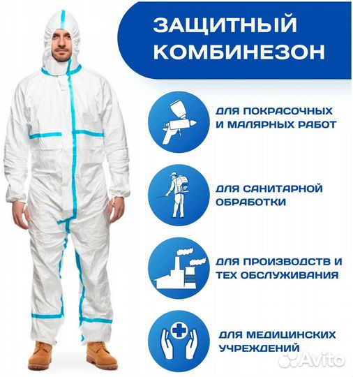 Комбинезон защитный safetech