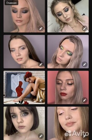 Макияж и локоны