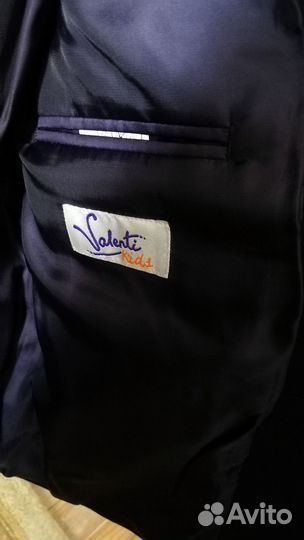 Школьный костюм для мальчика 134 синий