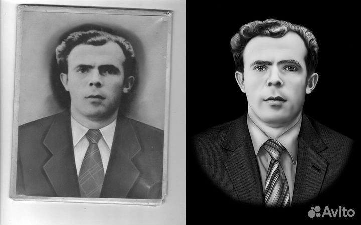 Ретушь фотографий на памятник