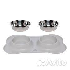 Писка двойная на подставке для животных