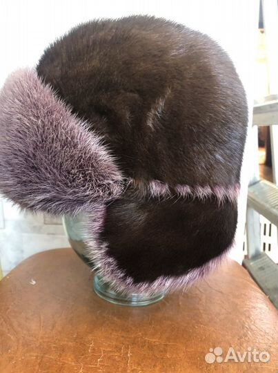 Шапка норковая женская