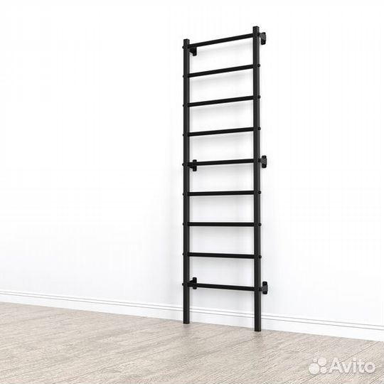 Шведская стенка Рекорд Х (с опорой на пол), черная