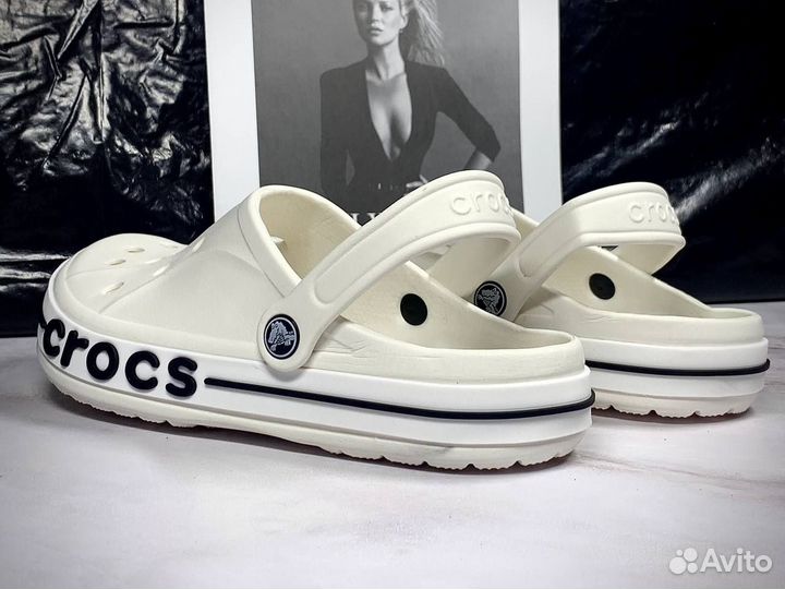 Crocs сабо белые 38-39 размер