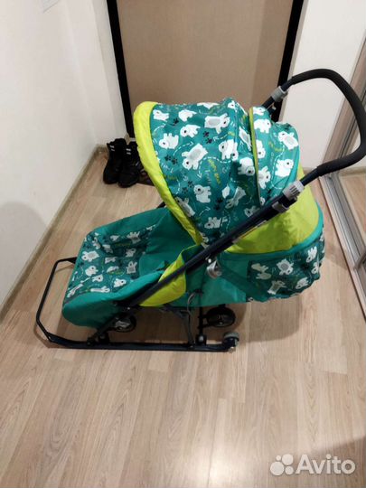 Санки коляска ника умка 3в1