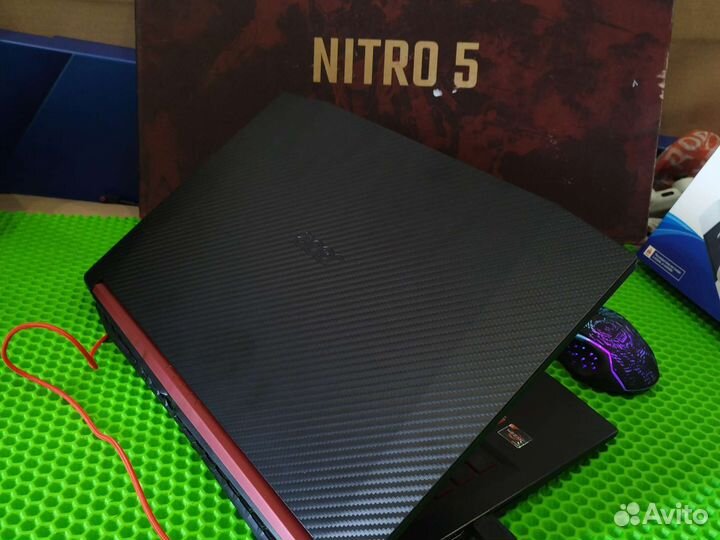 Игровой Acer (IPS/RyZ5-8ядр/RX560-4GB/10GB/SSD+1TB