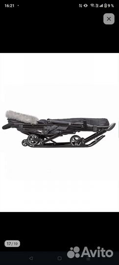 Санки коляска nika