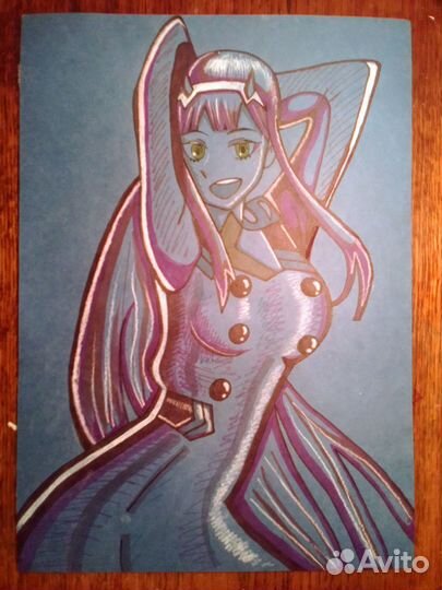 Милый во франксе рисунок