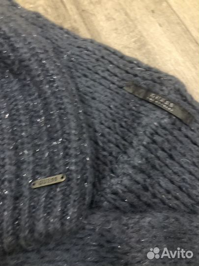 Комплект Guess шапка и снуд женский зима