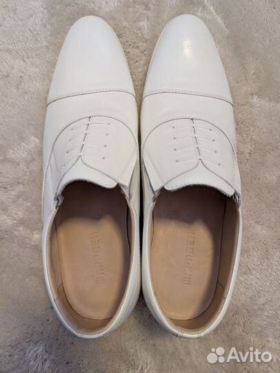 Туфли лакированные Фарадей 285/44 белые вмф