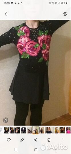 Платье для фигурного катания 134 140