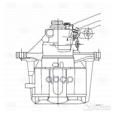 Суппорт торм. для а/м Citroen C5 (01) перед. л