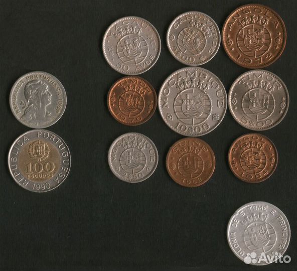 Монеты Португалии и её колоний