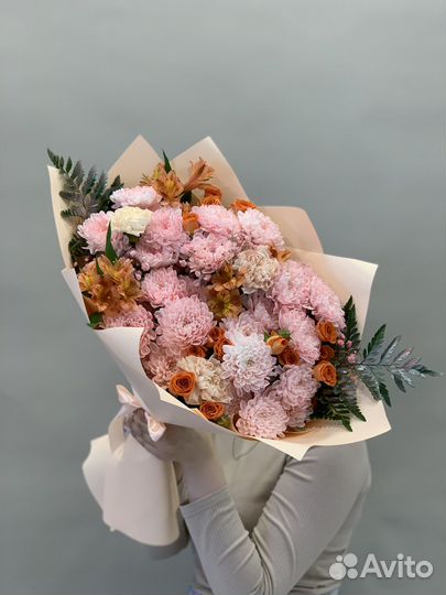 Хризантемы Розы Букет цветов Доставка