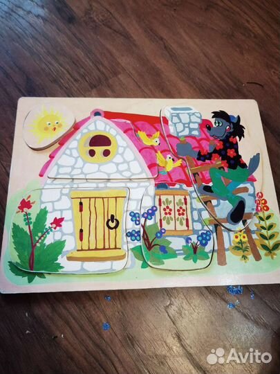 Пазл книжка Симба и кала, три поросенка