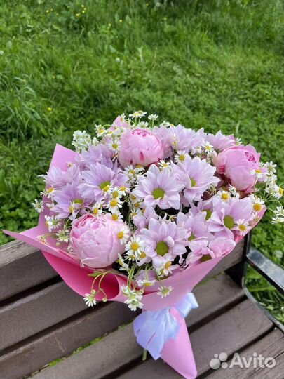 Пионы, цветы доставка по Москве