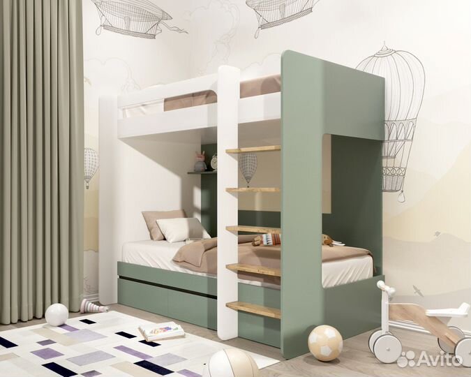 Кровать двухьярусная