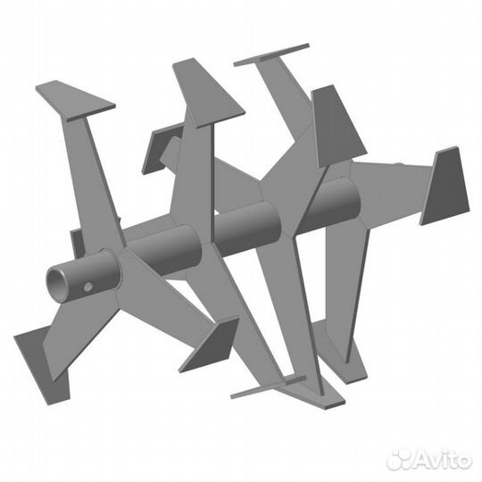 Фреза лепестковая вал 30 мм. D 390 мм