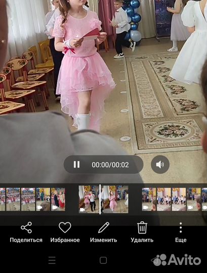 Нарядное платье для девочки 128