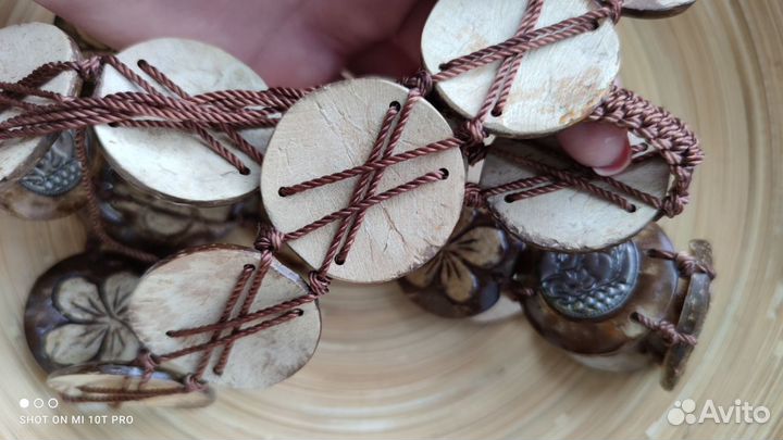Пояс деревянный кокосовый Бали