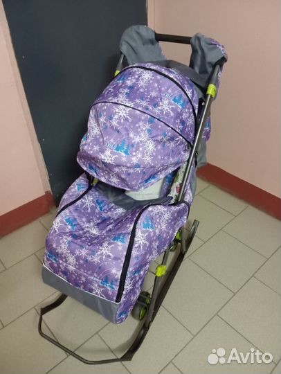 Коляска санки