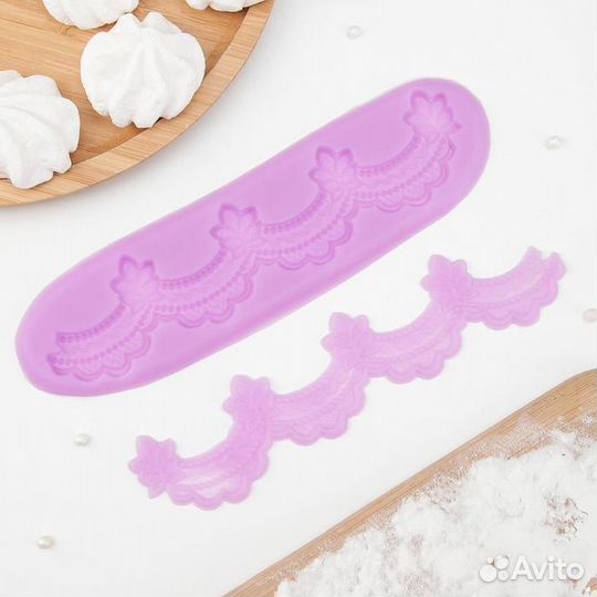 Молд «Воланы», 2 предмета, 215,51 см, цвет микс