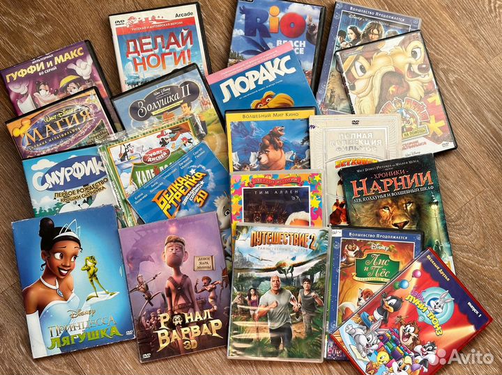 Dvd диски с мультфильмами