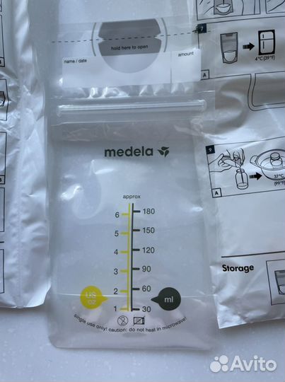 Пакеты для заморозки грудного молока 33 шт. Medela