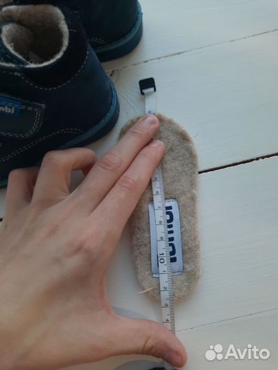 Ботинки демисезонные для мальчика 19