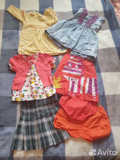 Детские вещи пакетом для девочек до года