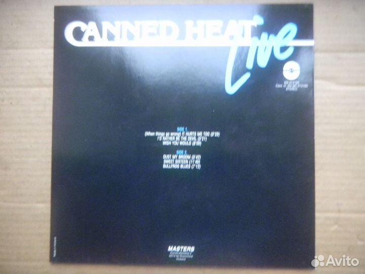 Canned Heat/Live Hol. Masters 93 N.Mint/EX+