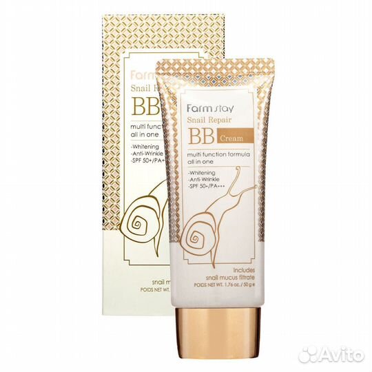 Farm Stay BB Крем для лица с муцином улитки 50мл