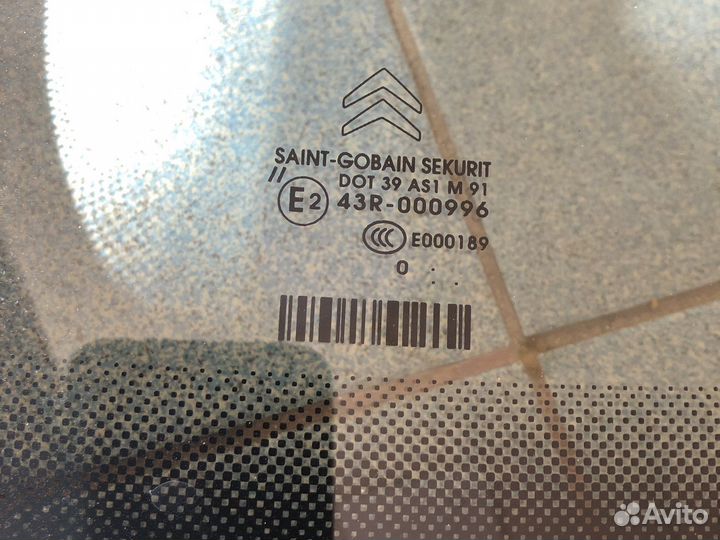 Стекло лобовое citroen C3 (панорамная крыша) 5D HB