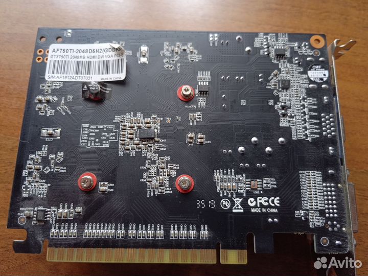 Видеокарта gtx 750ti 2gb