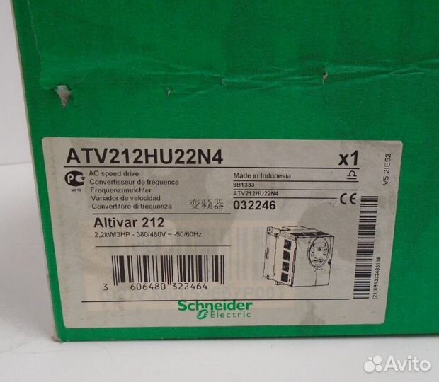 Преобразователь Schneider Electric ATV212HU22N4