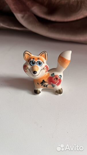 Статуэтка фарфор Лиса СССР