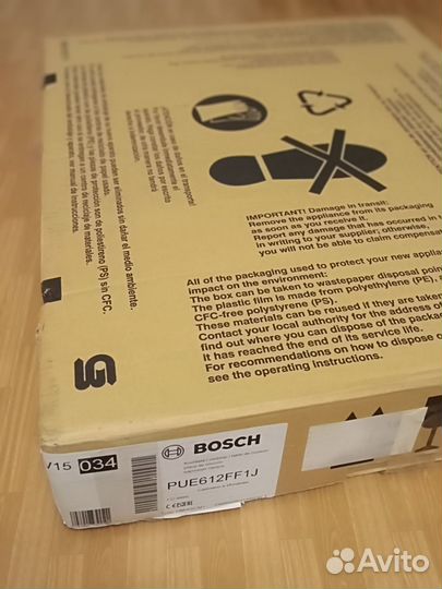 Индукционная варочная панель Bosch PUE612FF1J