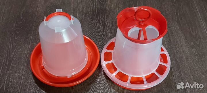 Кормушка + поилка для птиц 5 кг.+ 4 л