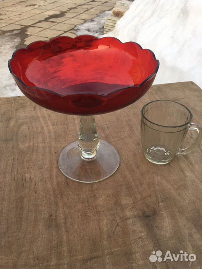 Старинная фруктовница