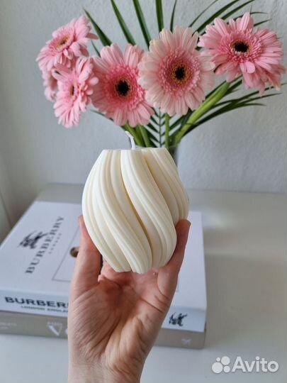 Свечи ручной работы декоративные подарочные