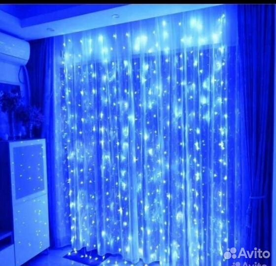 Гирлянда штора