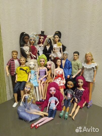 Кукла барби,Кен, Монстер хай и др