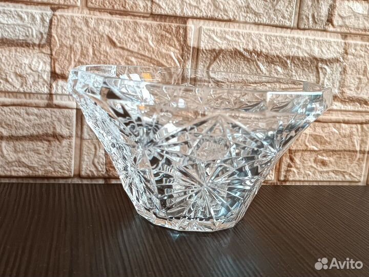 Салатник хрустальный