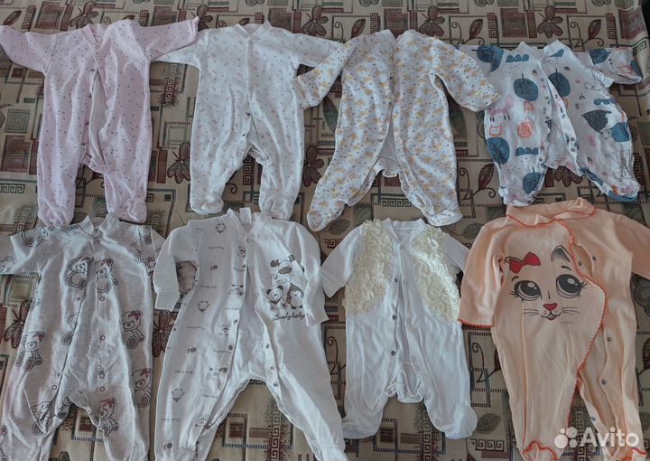 Вещи на девочку до года